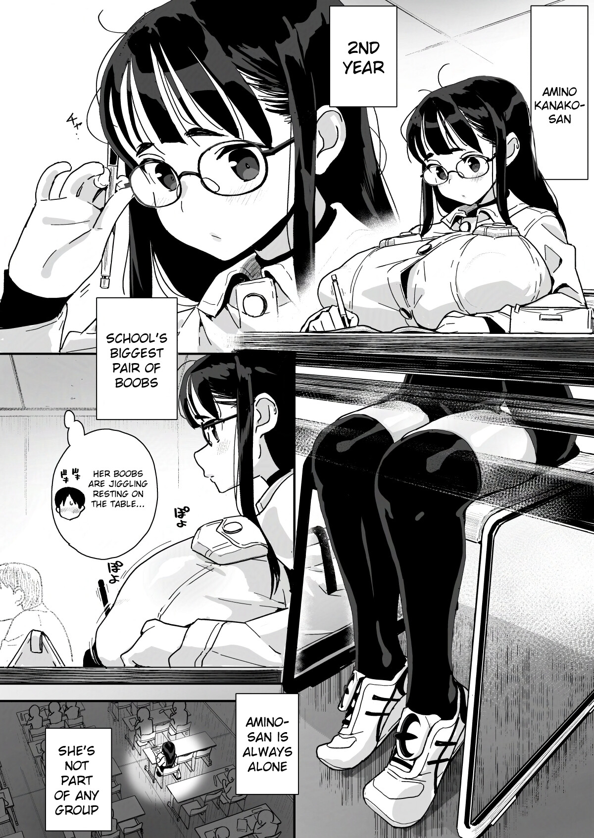 Hentai Manga Comic-U-cup dick-pleasing girl Amino-san, who I found out was a streamer-Read-4